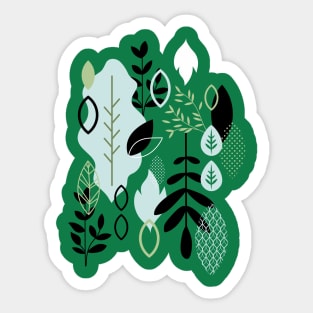 Falling leaves Sticker